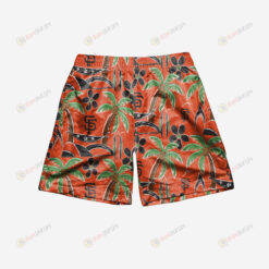 San Francisco Giants Tropical Hawaiian Men Shorts Swim Trunks - Print Shorts