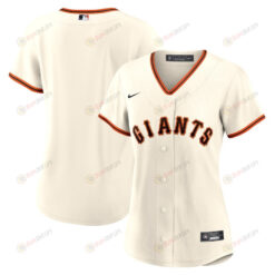 San Francisco Giants Women's Home Blank Jersey - Cream