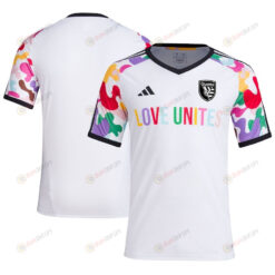 San Jose Earthquakes 2023 Pride Pre-Match Men Jersey - White