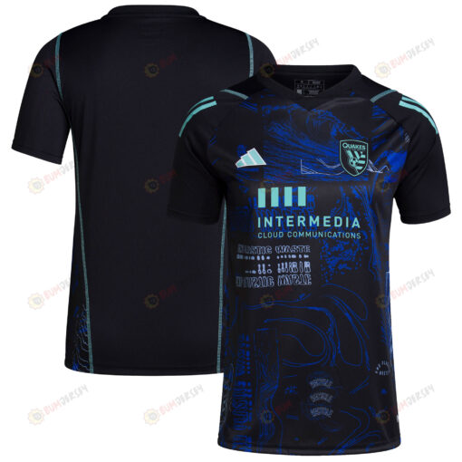 San Jose Earthquakes 2023 Women One Planet Jersey - Black