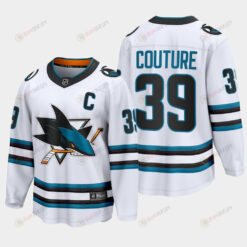 San Jose Sharks Logan Couture 2022-23 Away White 39 Jersey The Evolve