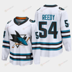 San Jose Sharks Scott Reedy 54 2022-23 Away White Jersey The Evolve