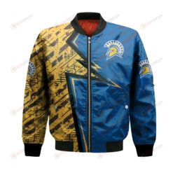 San Jose State Spartans Bomber Jacket 3D Printed Abstract Pattern Sport