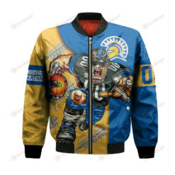 San Jose State Spartans Bomber Jacket 3D Printed Football