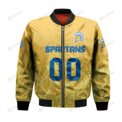 San Jose State Spartans Bomber Jacket 3D Printed Team Logo Custom Text And Number