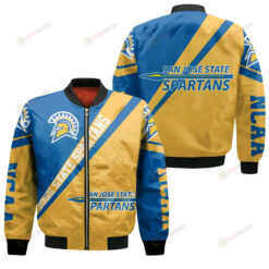 San Jose State Spartans Logo Bomber Jacket 3D Printed Cross Style