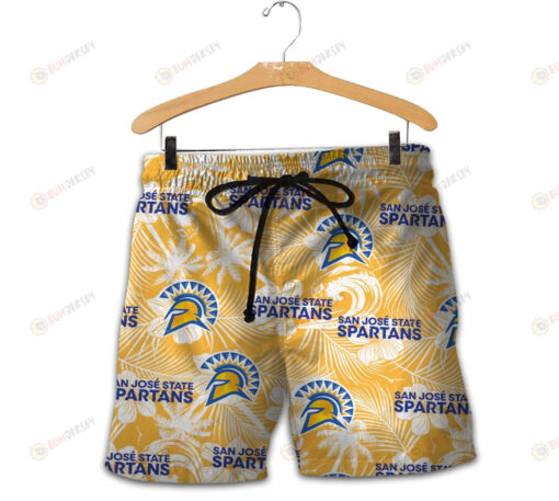 San Jose State Spartans Men Shorts Tropical Seamless