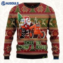 Santa Claus Drive Truck Christmas Ugly Sweaters For Men Women Unisex