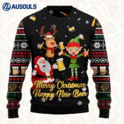 Santa Claus Happy Ugly Sweaters For Men Women Unisex