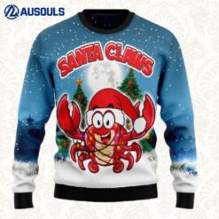 Santa Claws Crabs Ugly Sweaters For Men Women Unisex