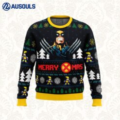 Santa Claws Wolverine Marvel Ugly Sweaters For Men Women Unisex