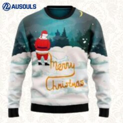 Santa Merry Christmas Ugly Christmas Sweater Ugly Sweaters For Men Women Unisex