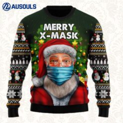 Santa Merry Xmas Ugly Sweaters For Men Women Unisex