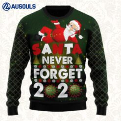Santa Never Forget Ugly Sweaters For Men Women Unisex