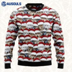 Santa Wolf Ugly Sweaters For Men Women Unisex
