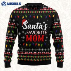 Santa'S Favorite Mom Ugly Sweaters For Men Women Unisex