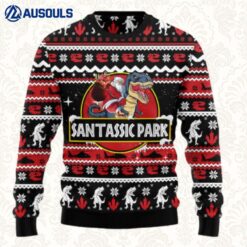 Santassic Park T0611 Ugly Christmas Sweater unisex womens & mens