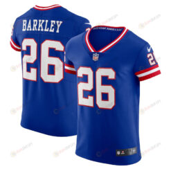Saquon Barkley 26 New York Giants Classic Vapor Elite Player Jersey - Royal