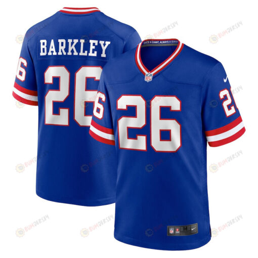 Saquon Barkley New York Giants Classic Player Game Jersey - Royal
