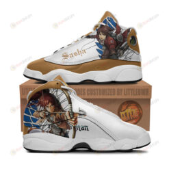 Sasha Blouse Shoes Attack On Titan Anime Air Jordan 13 Shoes Sneakers