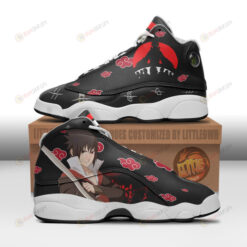 Sasuke Akatsuki Shoes Nrt Anime Air Jordan 13 Shoes Sneakers