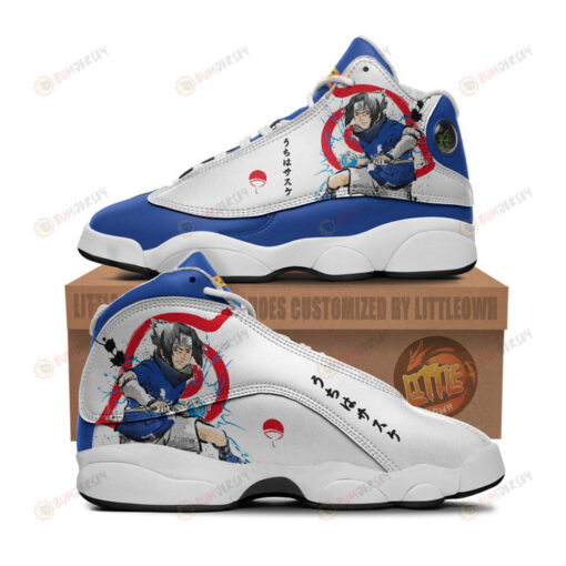 Sasuke Chidori Shoes Naruto Anime Air Jordan 13 Shoes Sneakers