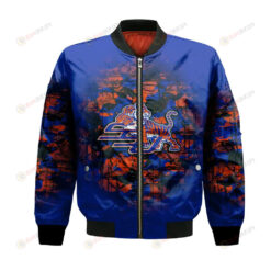 Savannah State Tigers Bomber Jacket 3D Printed Camouflage Vintage