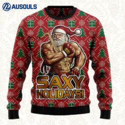 Saxy Holidays Ugly Sweaters For Men Women Unisex