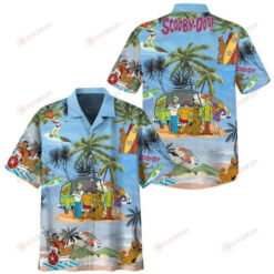 Scooby Doo Cartoon Short Sleeve Hawaiian Shirt Summer Vibes