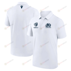 Scotland Rugby World Cup 2023 Polo Shirt - White