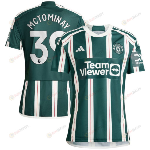 Scott McTominay 39 Manchester United 2023/24 Away Men Jersey - Green