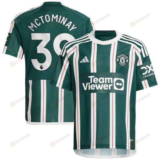 Scott McTominay 39 Manchester United 2023/24 Away Youth Jersey - Green