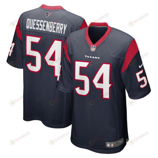 Scott Quessenberry Houston Texans Game Player Jersey - Navy