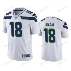 Seahawks Freddie Swain 18 Vapor Untouchable Limited White Jersey Men's