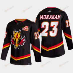 Sean Monahan 23 Calgary Flames Alternate Black Jersey 2022-23