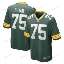 Sean Rhyan 75 Green Bay Packers Game Player Jersey - Green