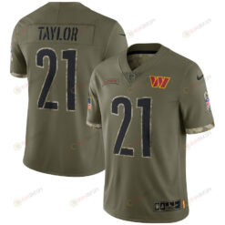 Sean Taylor Washington Commanders 2022 Salute To Service Retired Player Limited Jersey - Olive