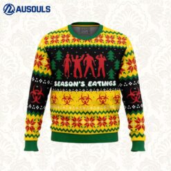 Season's Eatings Zombie Ugly Sweaters For Men Women Unisex