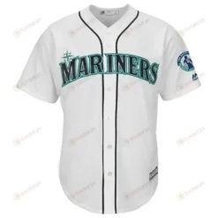 Seattle Mariners Griffey Retirement Day Patch Cool Base Team Jersey - White