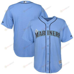 Seattle Mariners Official Cool Base Team Jersey - Light Blue