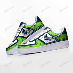 Seattle Seahawks Comic Cartoon Logo Pattern Air Force 1 Printed