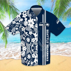 Seattle Seahawks Short Sleeve Hawaiian Shirt Summer Vibes