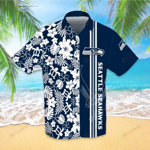 Seattle Seahawks Short Sleeve Hawaiian Shirt Summer Vibes