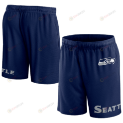 Seattle Seahawks Team College Navy Clincher Shorts - Men