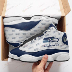 Seattle Seahawks White Eagle Air Jordan 13 Sneakers Sport Shoes