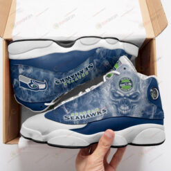 Seattle Seahawks With Skull Pattern Air Jordan 13 Shoes Sneakers