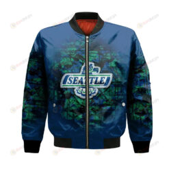 Seattle Thunderbirds Bomber Jacket 3D Printed Camouflage Vintage