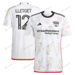 Sebastian Lletget 12 FC Dallas 2023 Burn Baby Burn Men Jersey - White