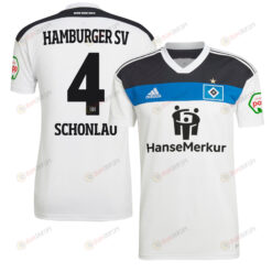 Sebastian Schonlau 4 Hamburger SV II 2022-23 Home Jersey - White