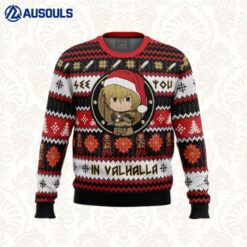 See You in Valhalla Vinland Saga Ugly Sweaters For Men Women Unisex